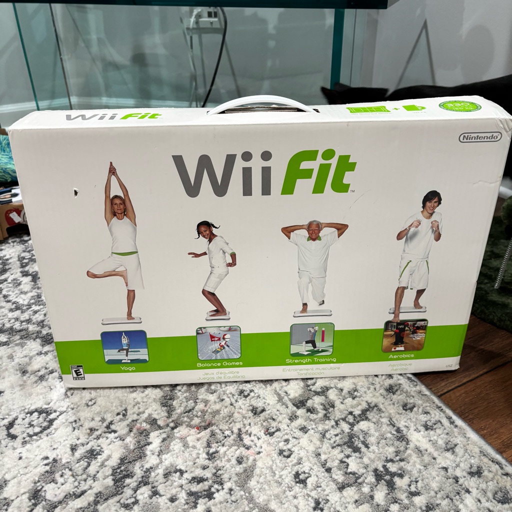 Nintendo Wii Fit Game  Balance Board Bundle